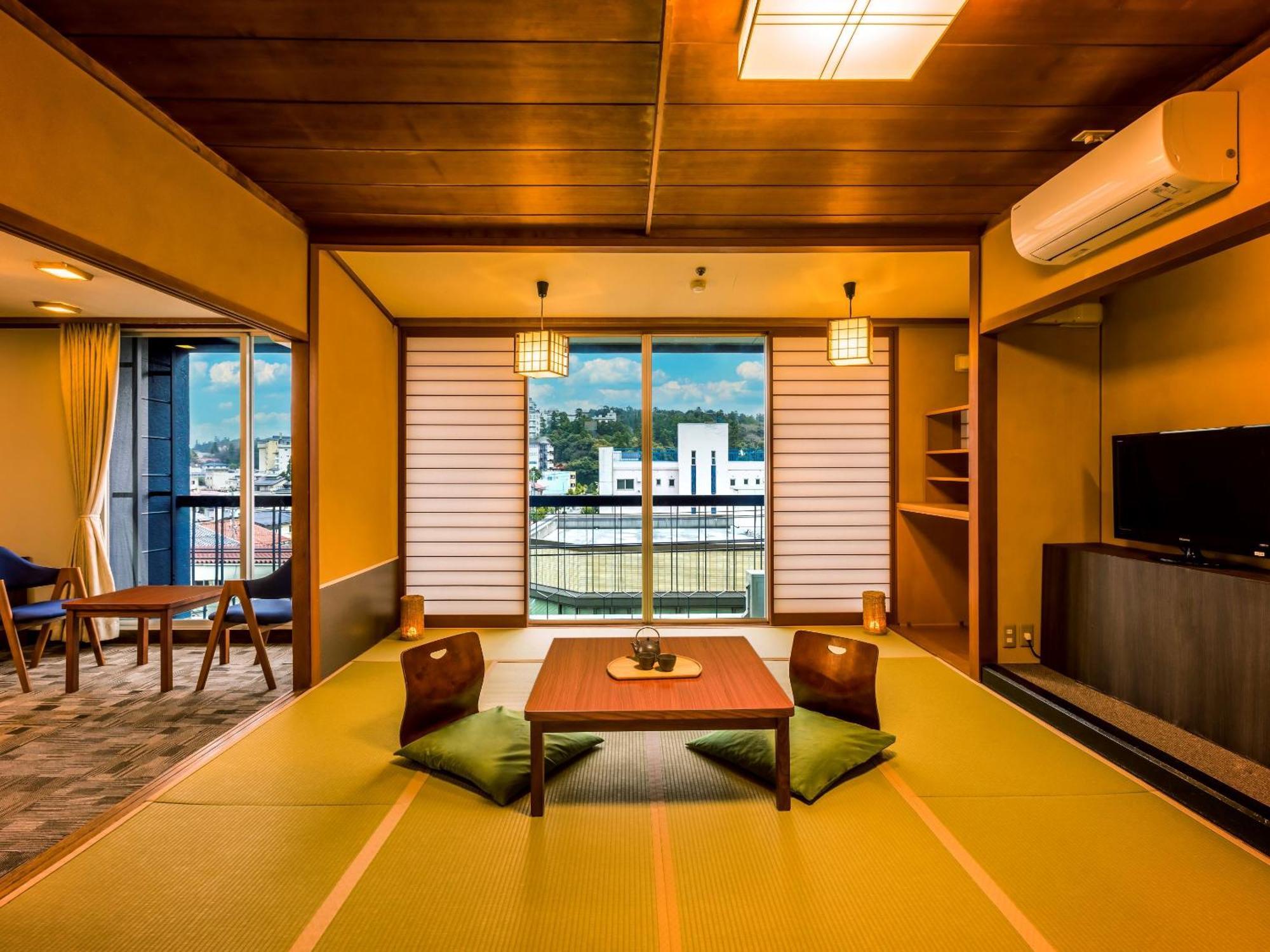 Ooedo Onsen Monogatari Yamashiro Saichoraku Hotell Kaga  Rum bild